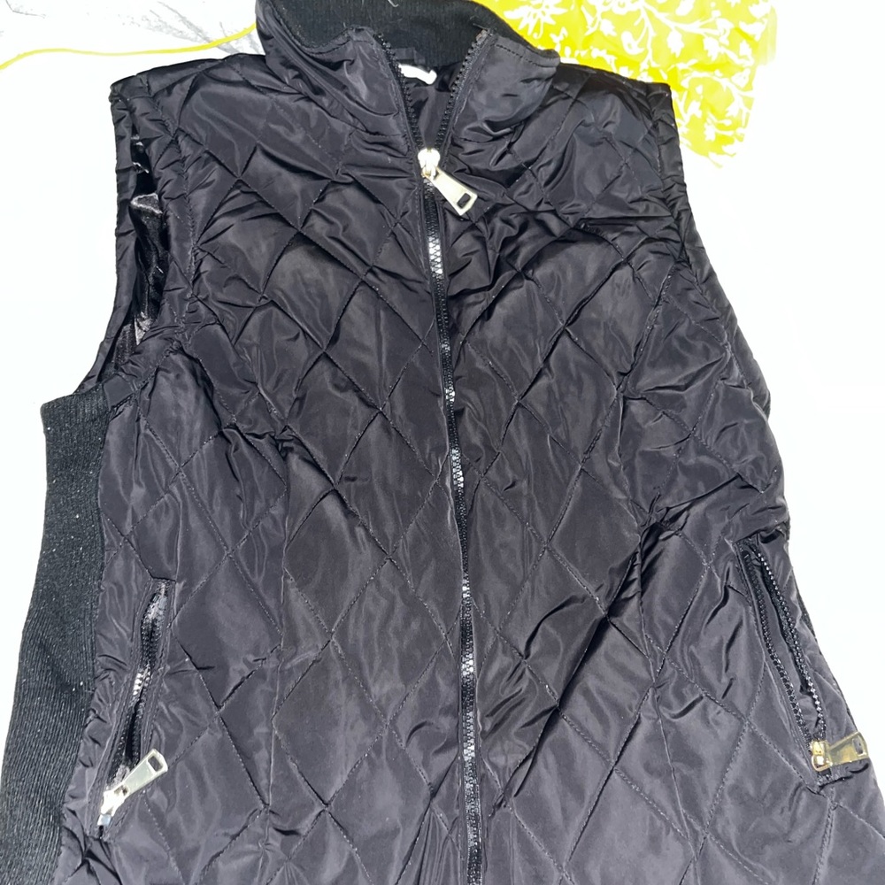 Black vest from workshop, republic clothing
